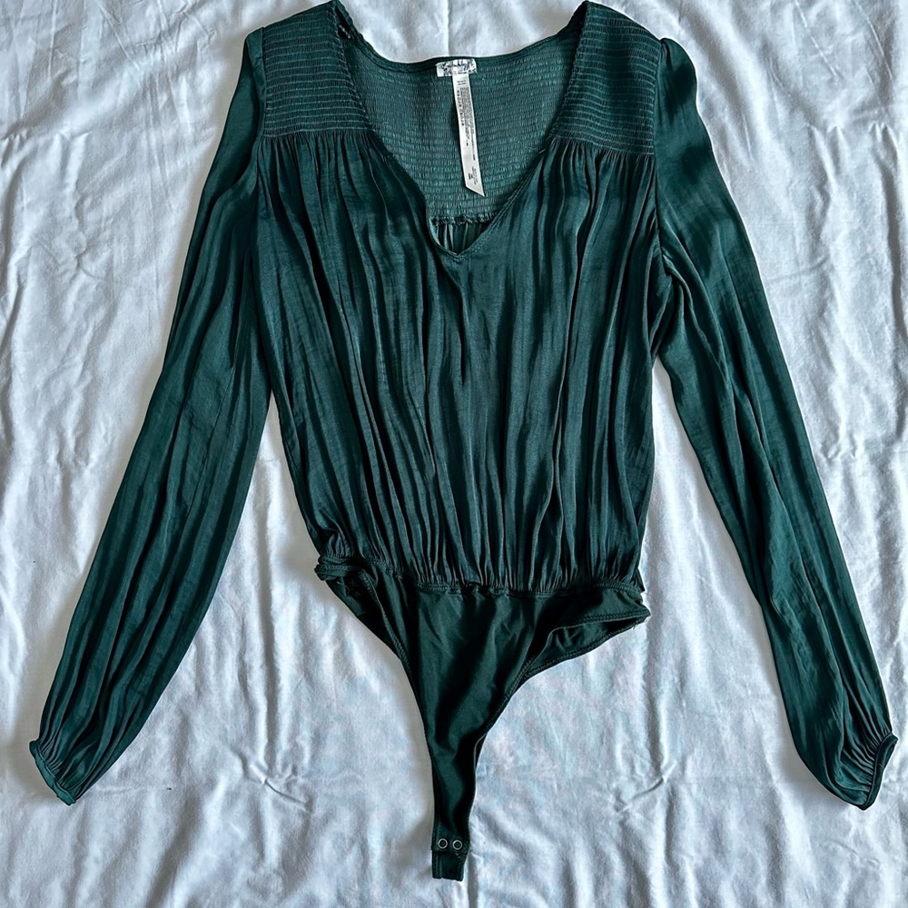 Free People Smockin' N Rockin' Bodysuit